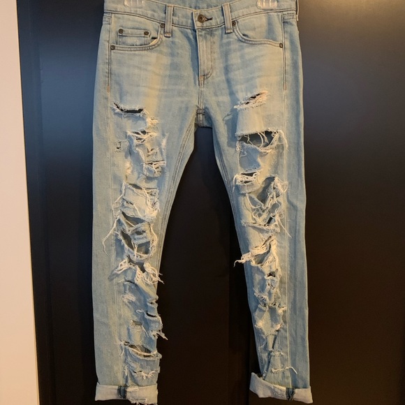 Rag & Bone/JEAN Dre Skinny Boyfriend Jeans - Picture 5 of 13